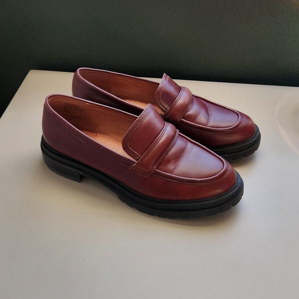 Madewell Bradley Loafer in Cherry